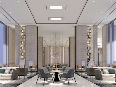 Square difusers with light